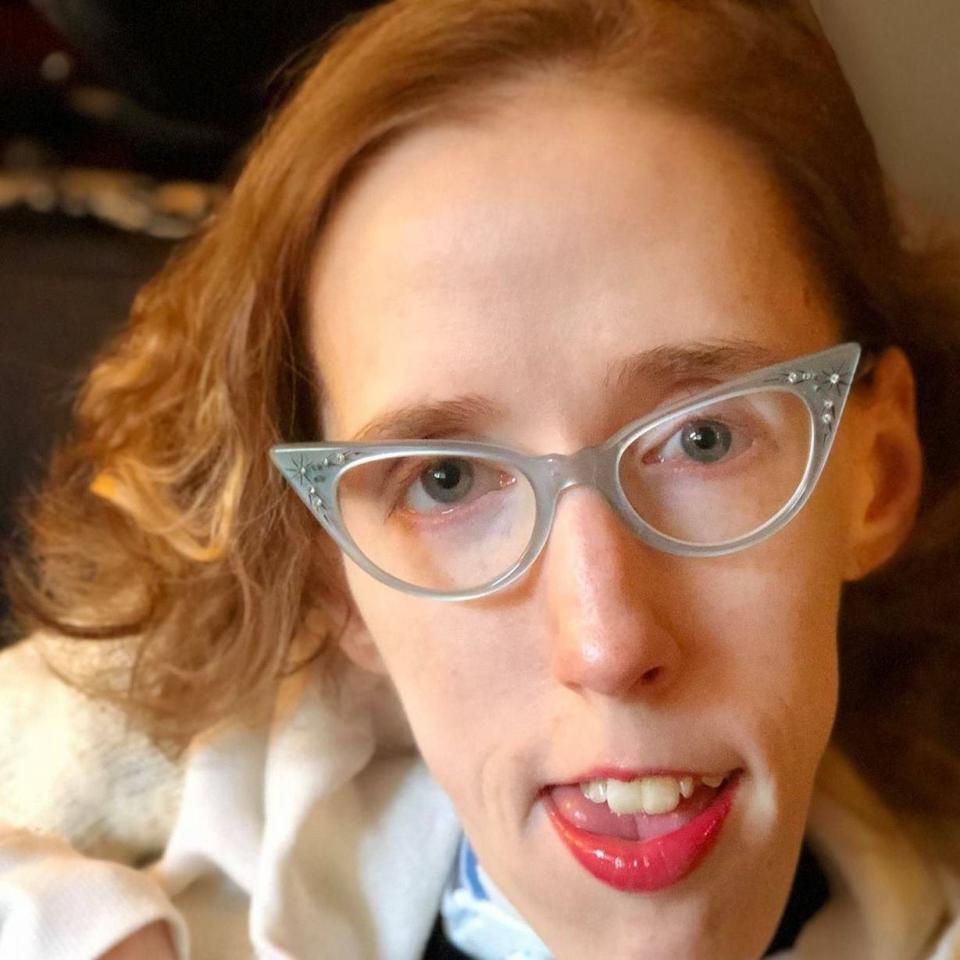 Writer Erin Hawley considers online dating a "nightmare" for people with disabilities.  (Erin Hawley)