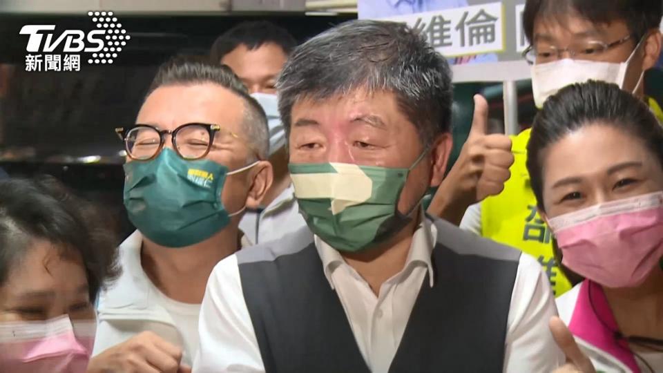 民進黨台北市長參選人陳時中（圖／TVBS）