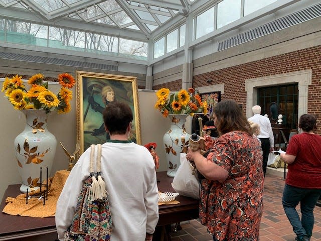 Shoppers check out what's on sale during the 2022 Treasure Sale at the Washington County Museum of Fine Arts. This year's sale is set for Nov. 3, 4, 5 and 7, at the Washington County Museum of Fine Arts, 401 Museum Drive in Hagerstown.