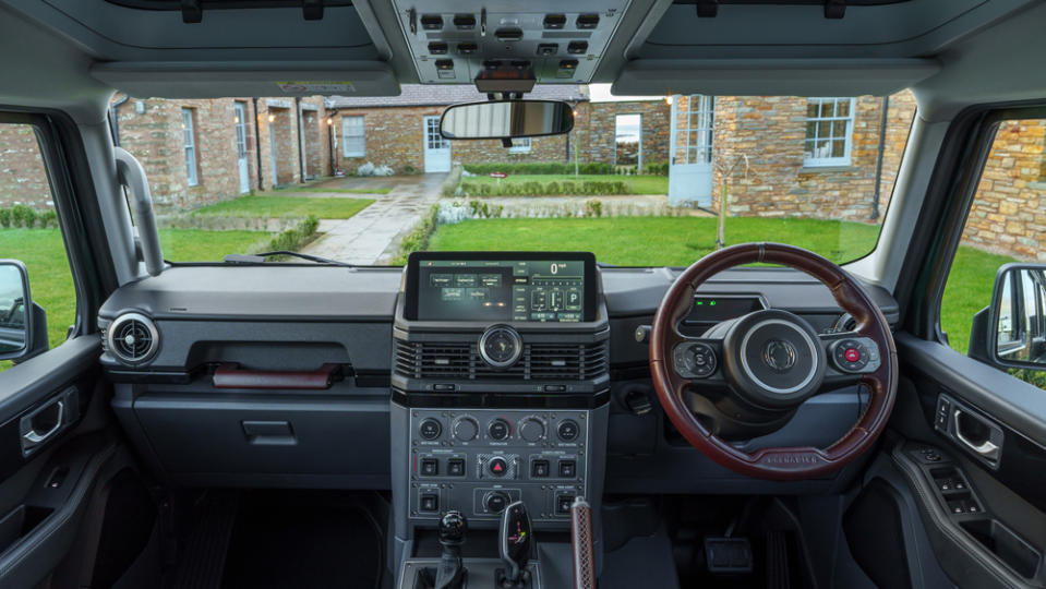 The interior of the Grenadier from Ineos Automotive Ltd.