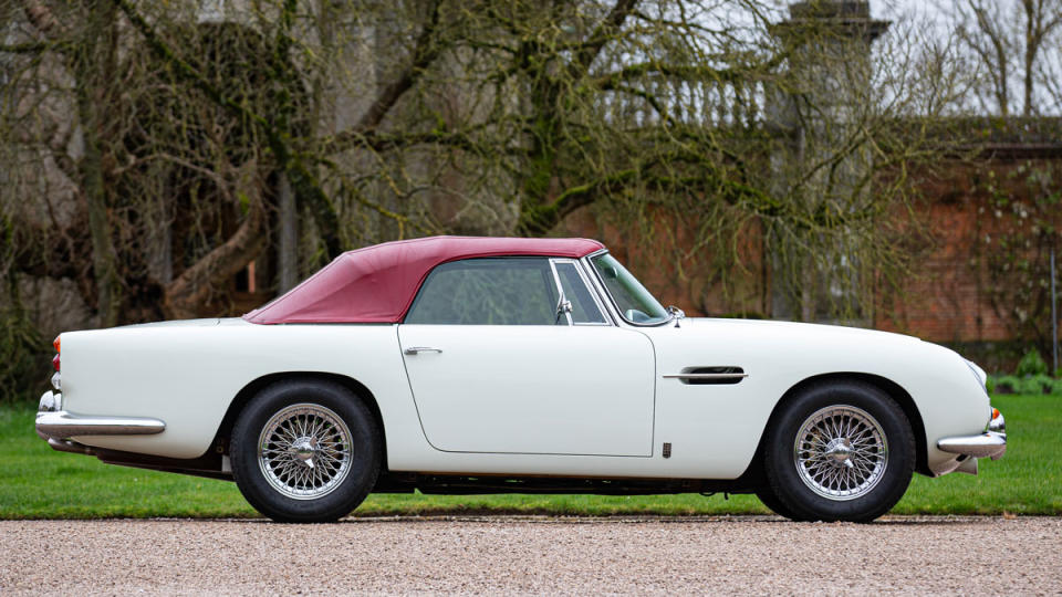 A 1965 Aston Martin DB5 Convertible.