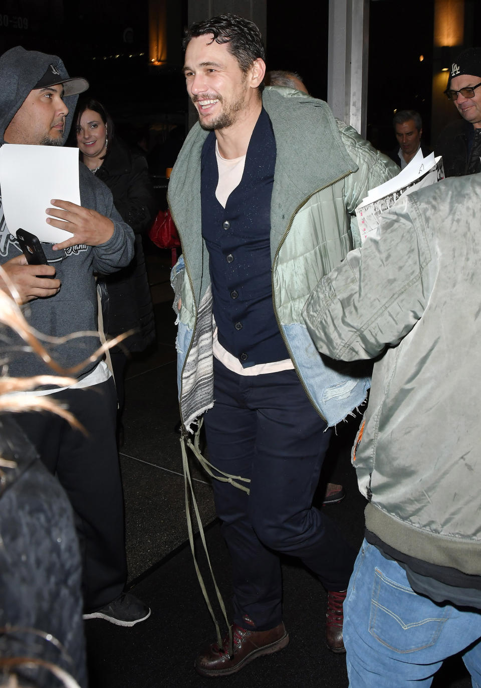 James Franco arrives at the "Linda Vista" Opening Night held at the Mark Taper Forum in Los Angeles, CA on Wednesday, January 16, 2019. (Photo By Sthanlee B. Mirador/Sipa USA)