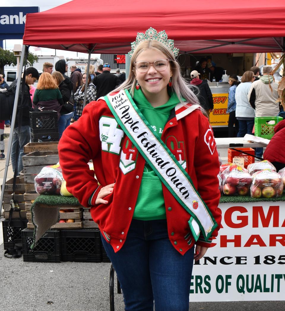 Queen of the 2023 Oak Harbor Apple Festival is Corrina Brough.