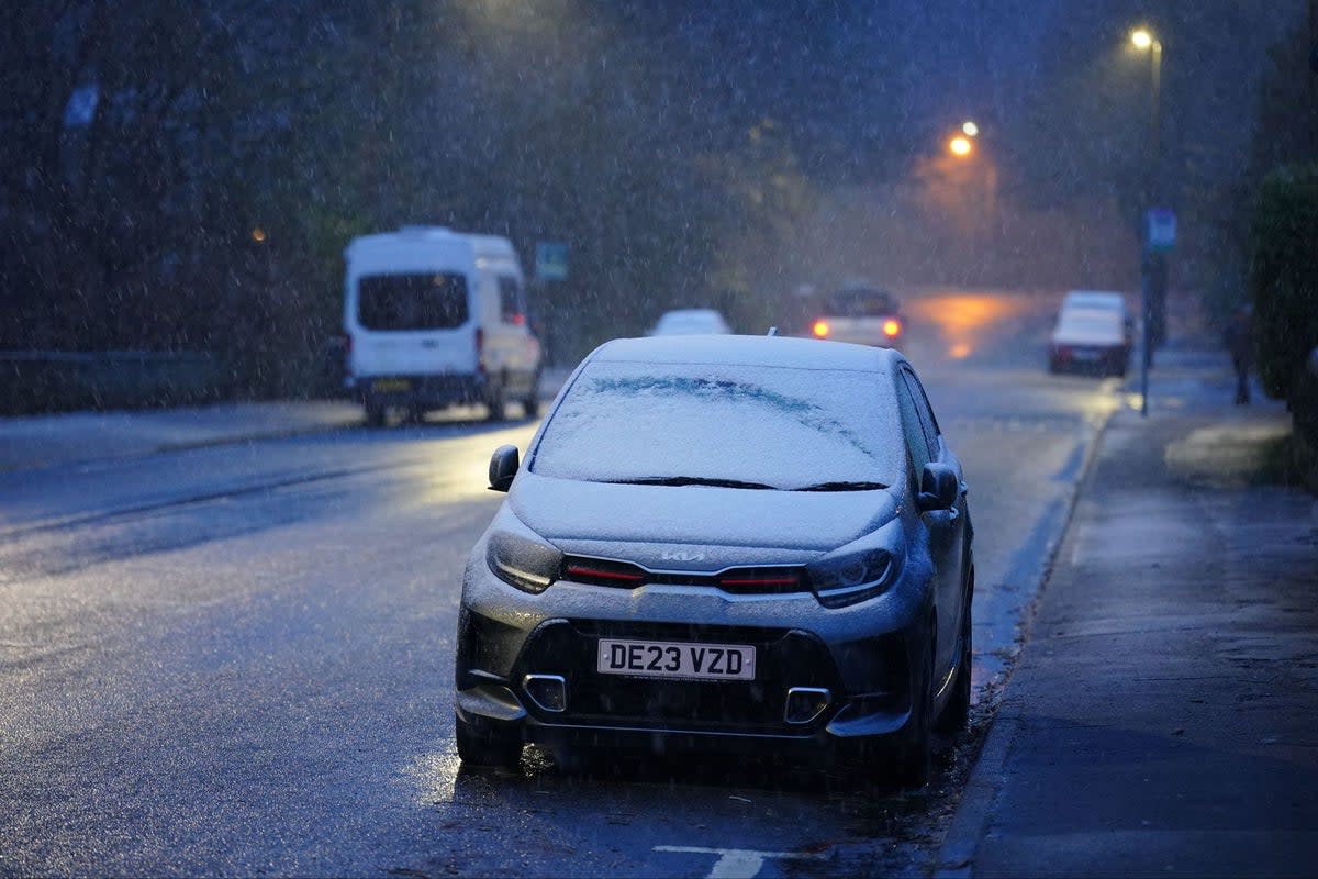 Snow is already falling in the Peak District (PA)