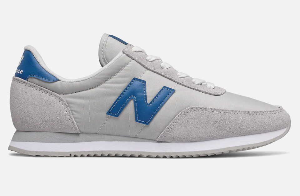 New Balance 720 in Summer Fog with Mako Blue