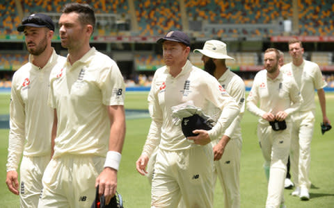 England trudge off the field - Credit: Getty Images