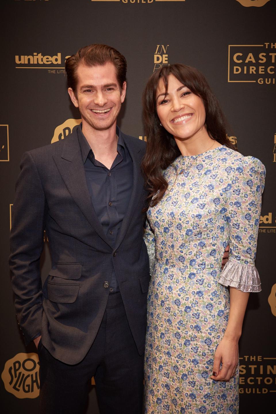 Andrew Garfield & Eleanor Matsuura attend the Casting Awards 2019 at the Ham Yard Hotel