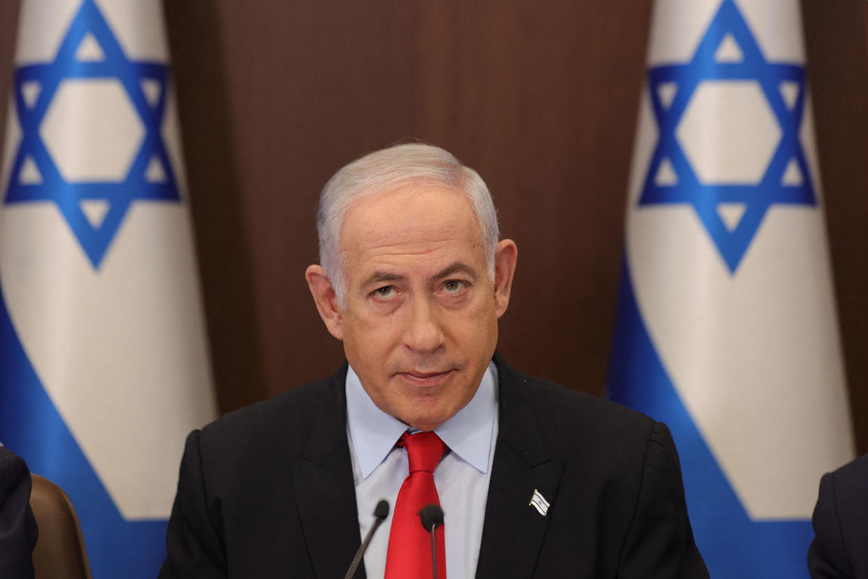Benjamin Netanyahu ABIR SULTAN/POOL/AFP via Getty Images