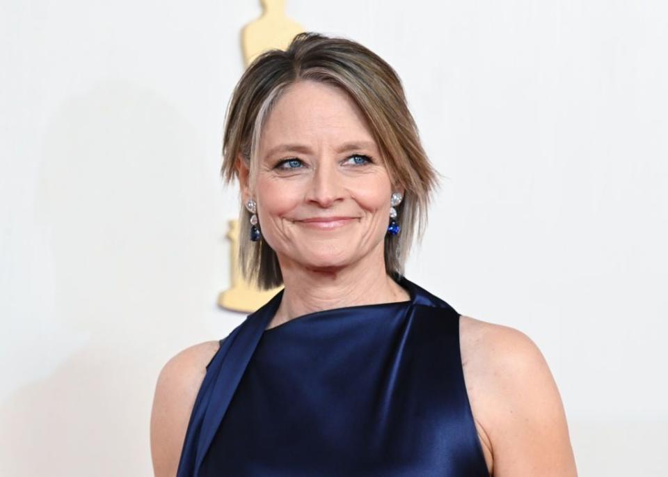 Jodie Foster arrives at the 96th Academy Awards.