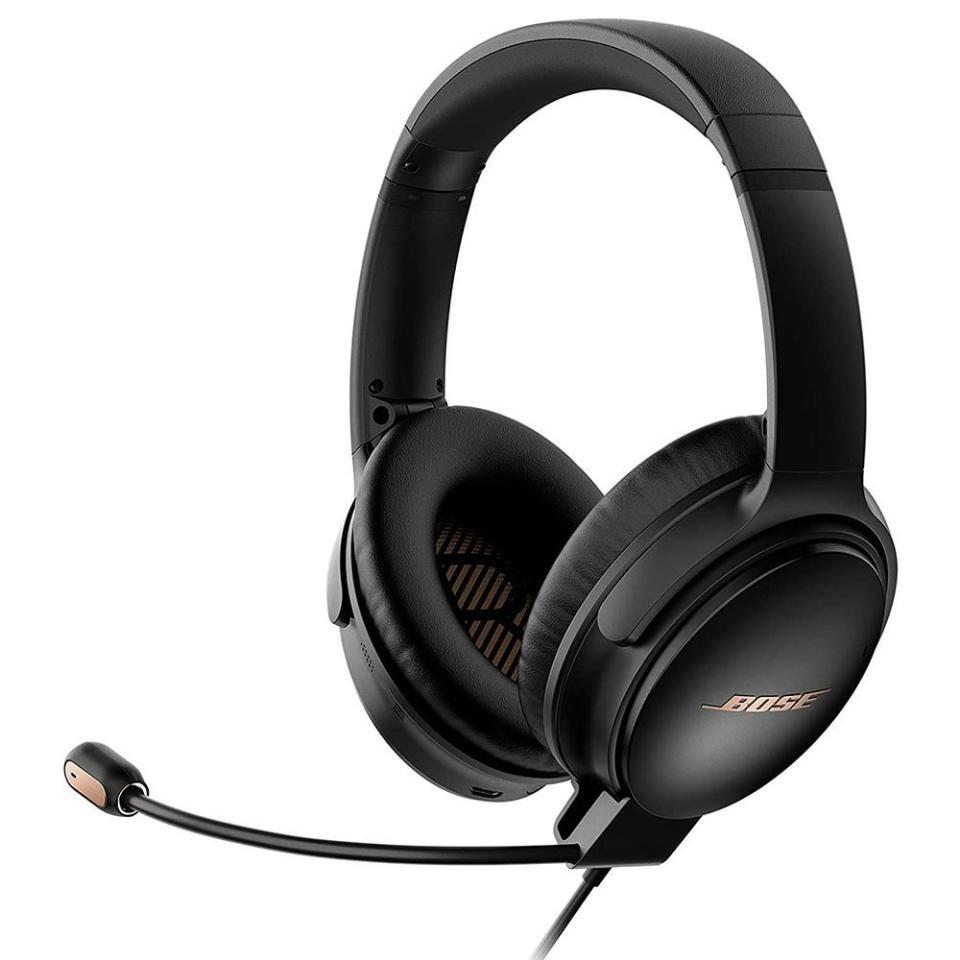 <p>QuietComfort 35 Series 2 Gaming Headset</p><p>amazon.com</p><p>$249.00</p><p><a href="https://www.amazon.com/Bose-QuietComfort-Gaming-Headset-Comfortable/dp/B08DVCNYJC/?tag=syn-yahoo-20&ascsubtag=%5Bartid%7C10060.a.31275263%5Bsrc%7Cyahoo-us" rel="nofollow noopener" target="_blank" data-ylk="slk:Shop Now;elm:context_link;itc:0;sec:content-canvas" class="link ">Shop Now</a></p><span class="copyright">amazon.com</span>