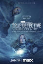 This image provided by FOX Nation shows promotional art for the series "True Detective: Night Country". Jodie Foster leads the fourth season of "True Detective" called "True Detective: Night Country" premiering Sunday, Jan. 14 on HBO and Max (HBO via AP)