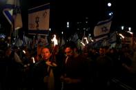 Protests against Israel's judicial overhaul, in Tel Aviv