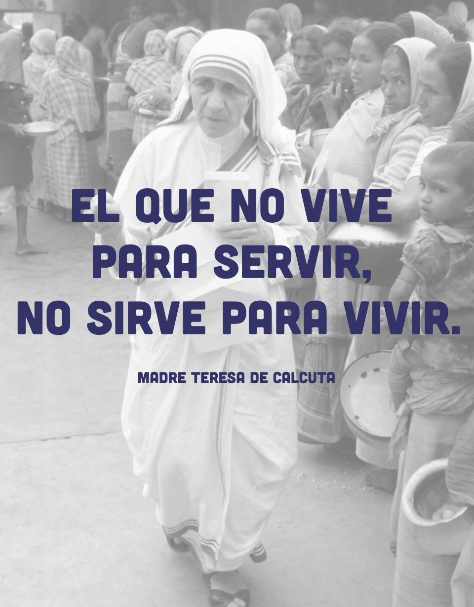 20 frases para recordar a la Madre Teresa de Calcuta