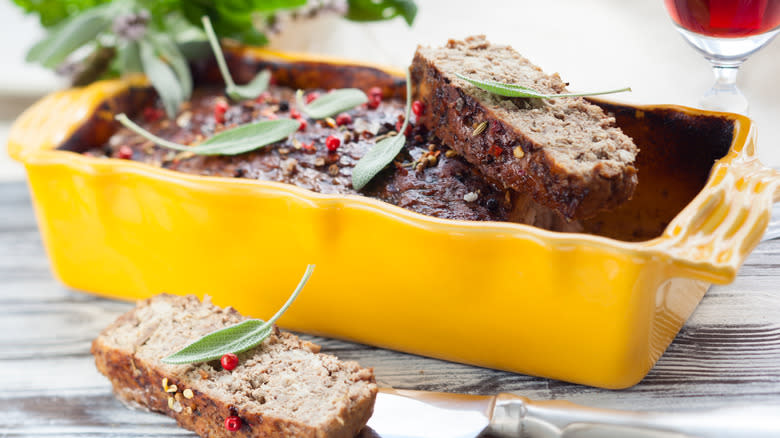 Country pâté in terrine