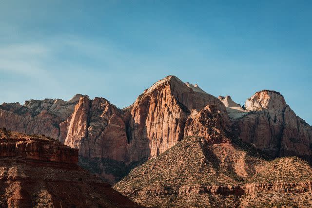 <p>Don Eim/Travel + Leisure</p> Zion National Park.