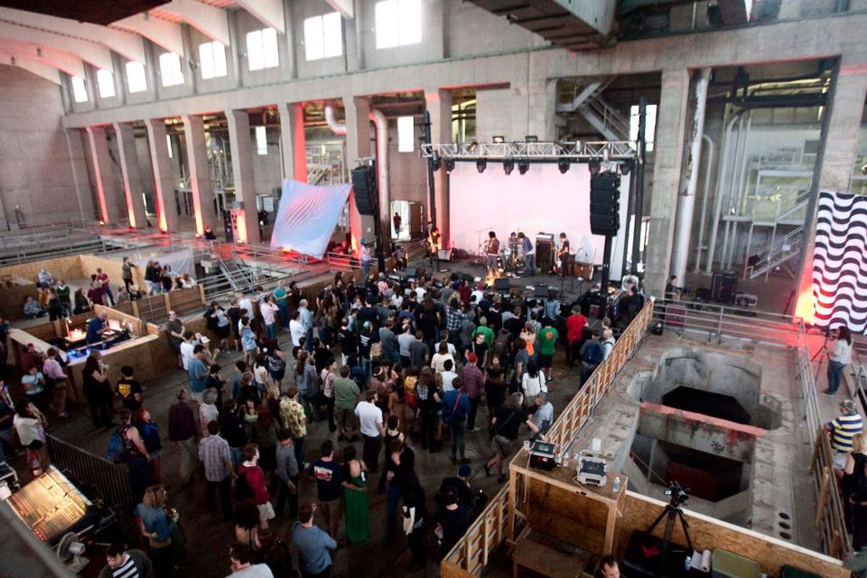 One of the early iterations of Austin Psych Fest took place at the abandoned Seaholm Power Plant in May of 2011.