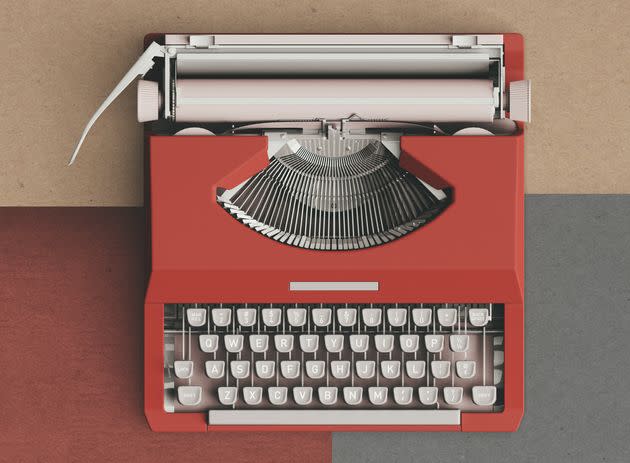 op view of a typewriter from the 70s (Photo: Carol Yepes via Getty Images)