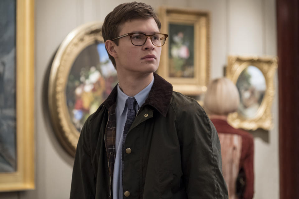 This image released by Warner Bros. Pictures shows Ansel Elgort in a scene from "The Goldfinch," in theaters on Sept. 13. (Macall Polay/Warner Bros. Pictures via AP)