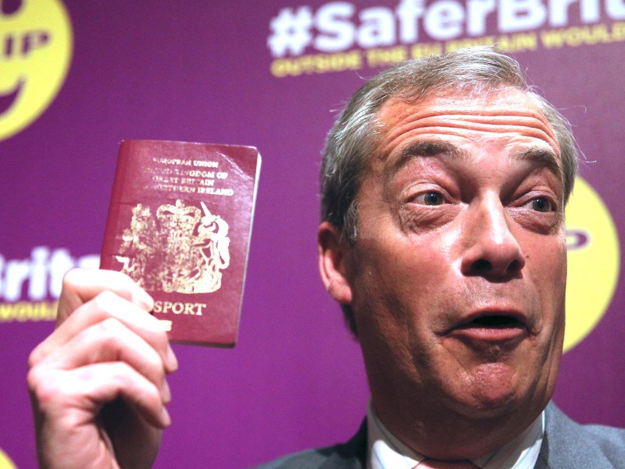 passport nigel farage