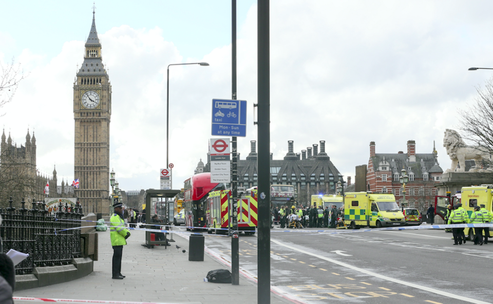 <em>The Westminster Bridge terror attack was the first of several incidents to hit the UK in 2017 (Rex)</em>