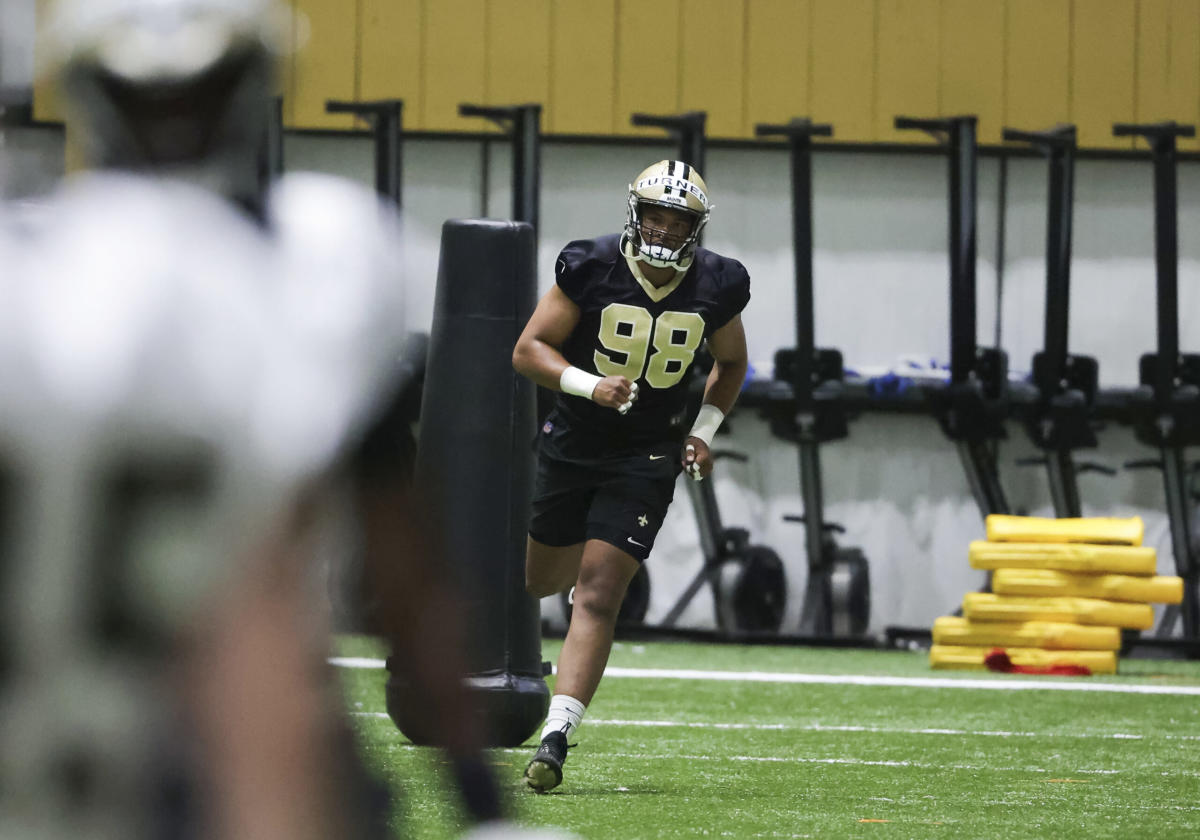 Saints' Michael Thomas, Marcus Davenport training camp moves