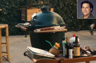 <p>"I directed season 6, episode 3. and in it there's a green egg smoker, and I believe I'm going to make that green egg smoker appear in my backyard. From what I understand they're going to give it to me; it's a functional keepsake, a piece of <em>This Is Us</em> history and I can also smoke meat in it!"<br> <br> —Jon Huertas </p>