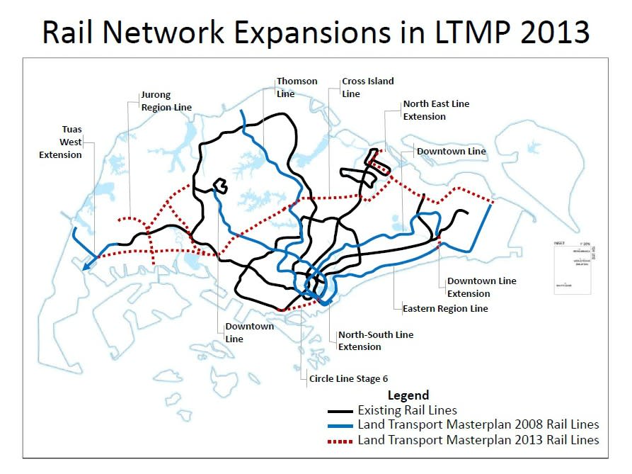 Singapore will double its rail network by 2030. (Courtesy of LTA)