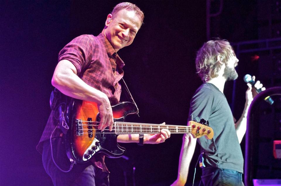 The Lt. Dan Band with Gary Sinise performs at Waterfront Park in 2012. U.S. Army