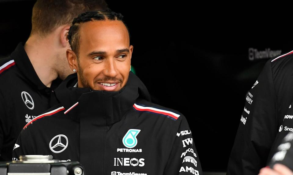 <span>Lewis Hamilton attends Imola as a Mercedes driver this weekend but will hope to woo the home crowd with his move to Ferrari looming.</span><span>Photograph: Stefano Guidi/Getty Images</span>