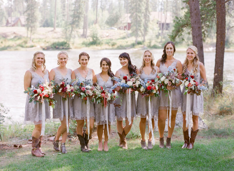 Bridesmaids and Boots