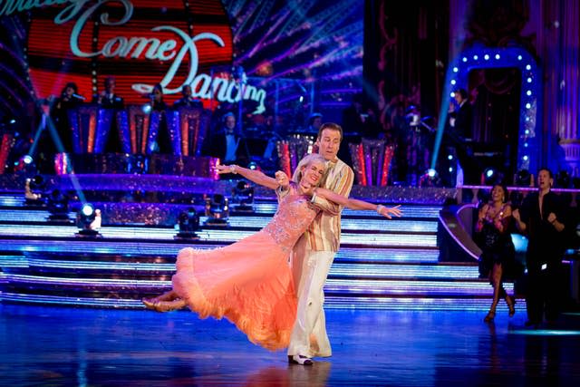 Judy Murray on Strictly with Anton du Beke