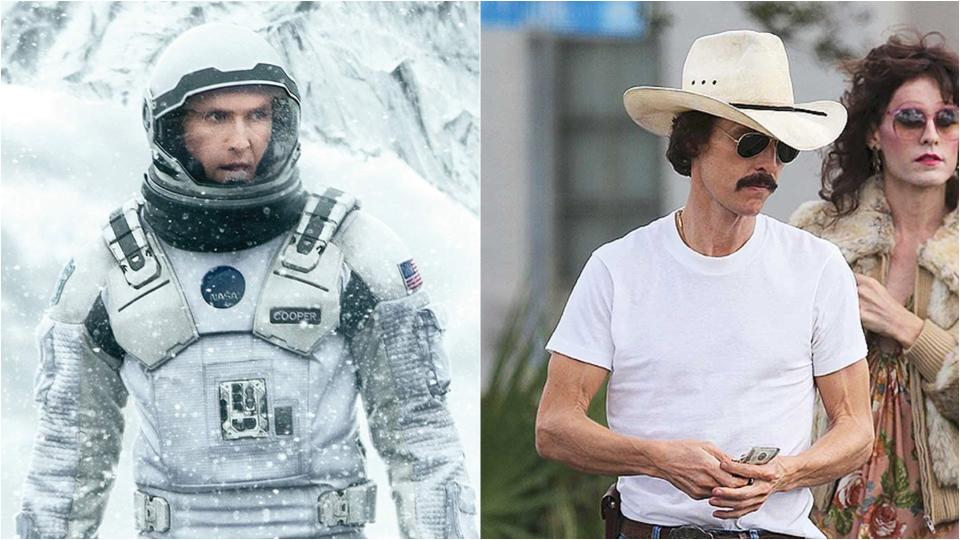 19. Interstellar + Dallas Buyers Club