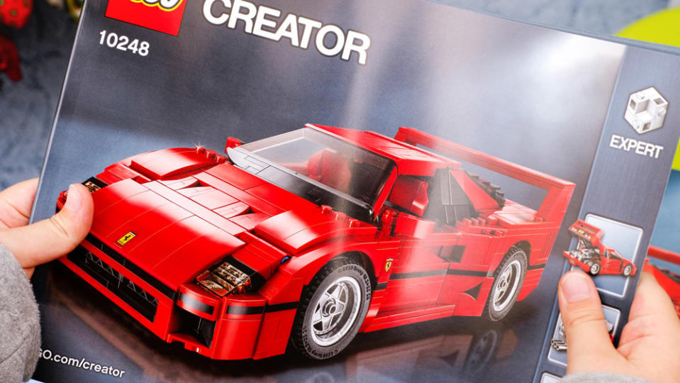 The Ferrari F40.