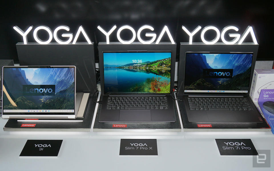 Lenovo Yoga 9i, Yoga Slim 7 Pro X 及 Yoga Slim 7i Pro