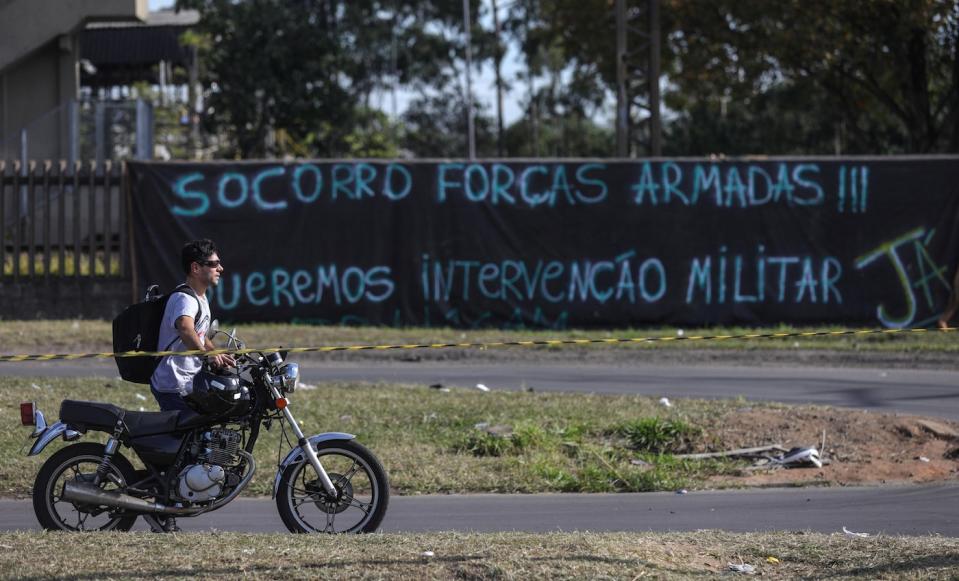 Brazil trucker strike Petrobras military intevention