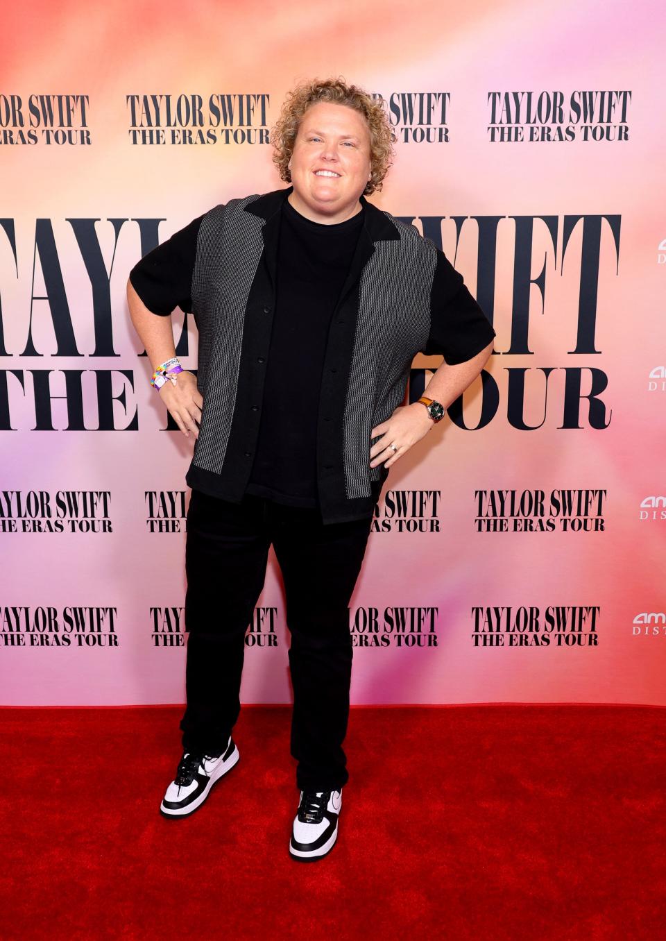 Fortune Feimster attends "Taylor Swift: The Eras Tour" Concert Movie World Premiere on October 11, 2023 in Los Angeles, California.