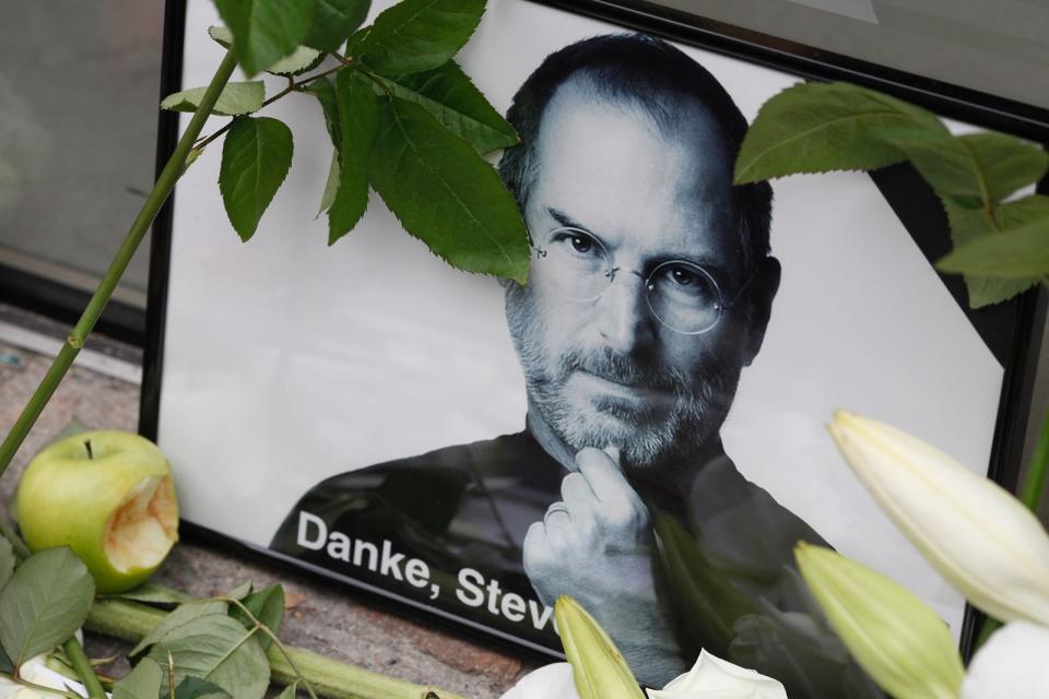 2011 starb Apple-Mitbegründer Steve Jobs an Krebs. Sieben Jahre zuvor hatte er eine neue Leber erhalten. (Bild: Ralph Orlowski/Getty Images)