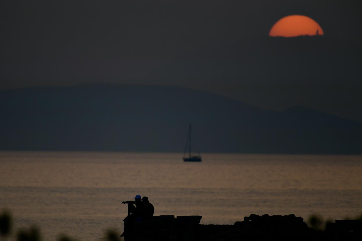 Greece Heatwave (Copyright 2021 The Associated Press. All rights reserved.)