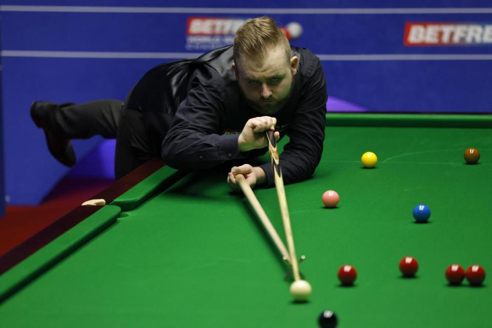 CRACKER: Jackson Page will take on Ronnie O'Sullivan at the World Snooker Championship <i>(Image: PA)</i>