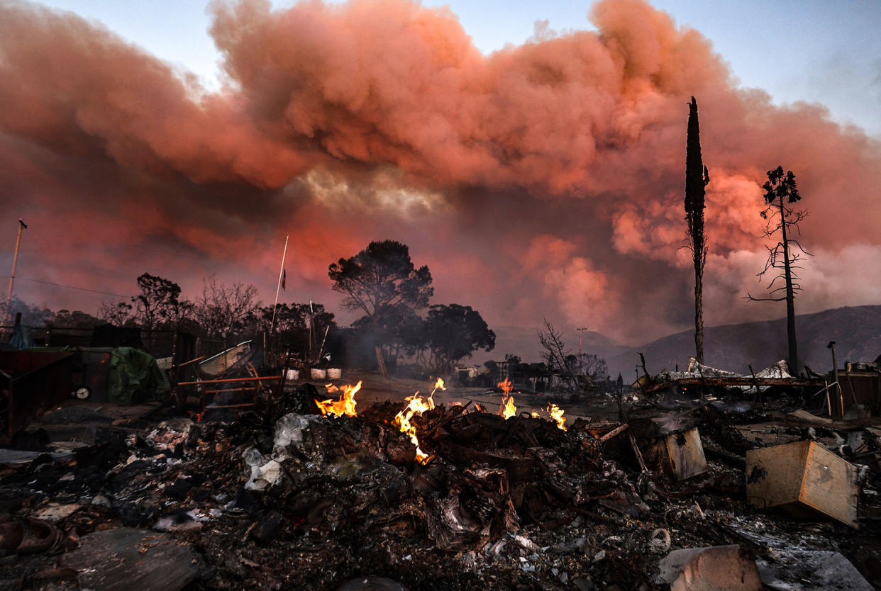 Image: Nixon Fire Spreads Quickly In Riverside County (Mario Tama / Getty Images)