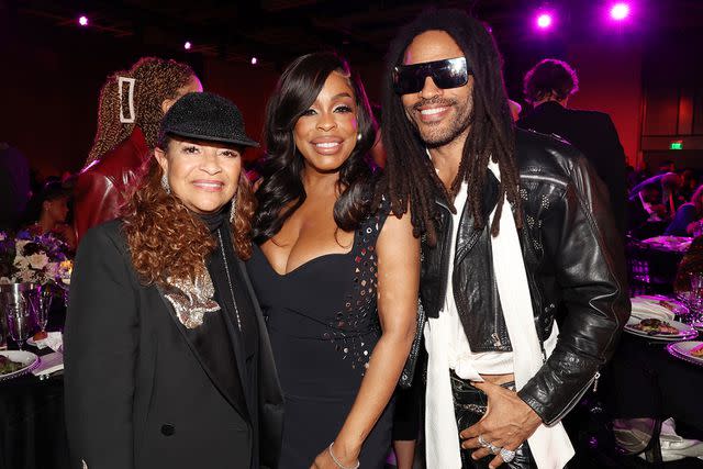 <p>Johnny Nunez/Getty Images</p> Debbie Allen, Niecy Nash and Lenny Kravitz