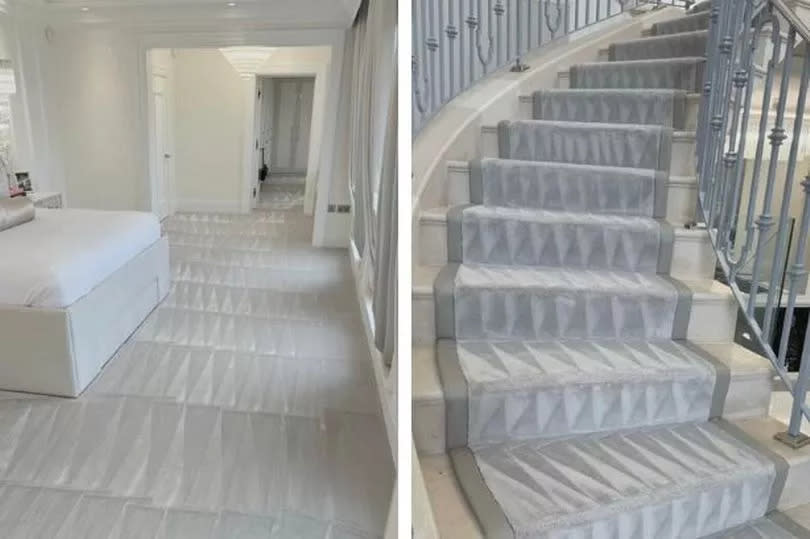 Coleen Rooney gave a glimpse into her Cheshire mansion after she employed a celebrity-approved cleaning service