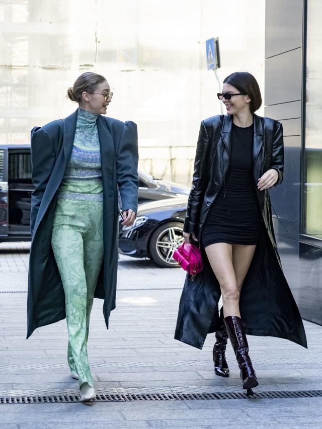 Kendall Jenner and Gigi Hadid Wearing Matching Jackets