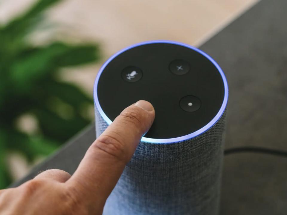 An Amazon Alexa device