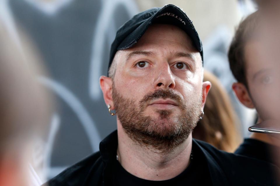 Demna Gvasalia in Paris, July 1, 2018.