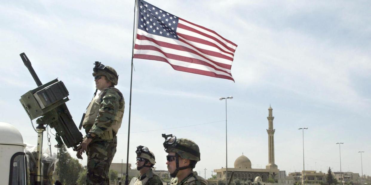 US soldiers in Mosul Iraq