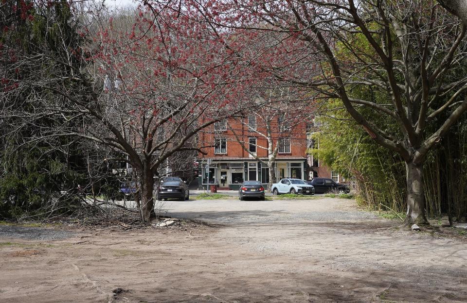 The Village of Piermont plans on moving forward, despite disapproval from the citizens and the county, on a proposed 3 story development at 447 - 477 Piermont Ave., on the triangular lot across from village hall. April 9, 2024.