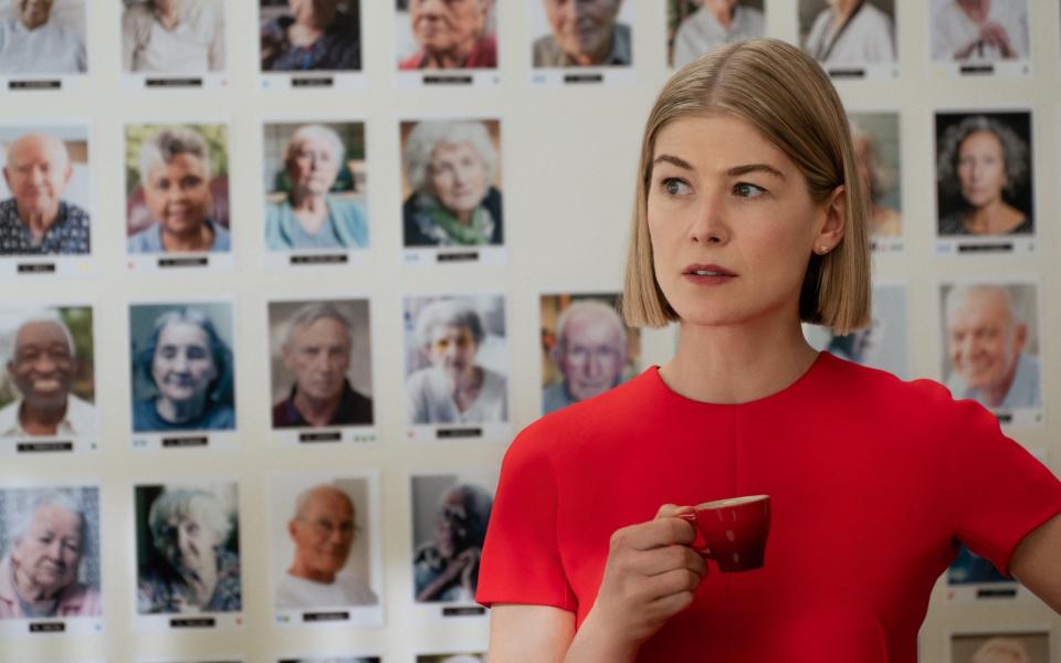 Rosamund Pike is chilling as a manipulative carer for the elderly  - Seacia Pavao