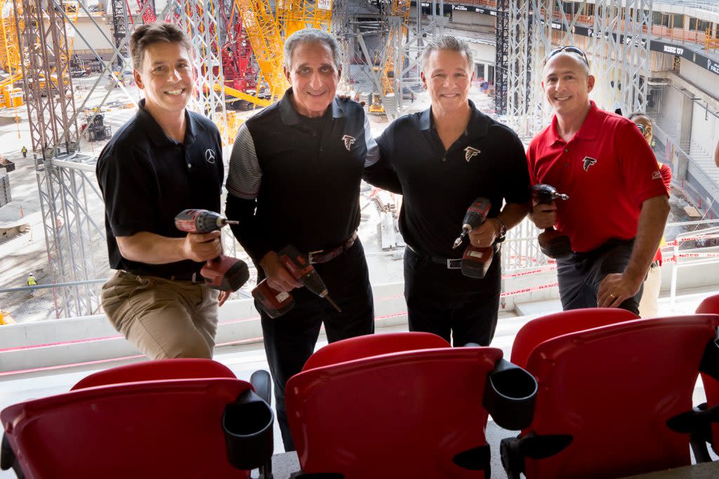 First Seats Installed at Mercedes-Benz Stadium - Football Stadium Digest