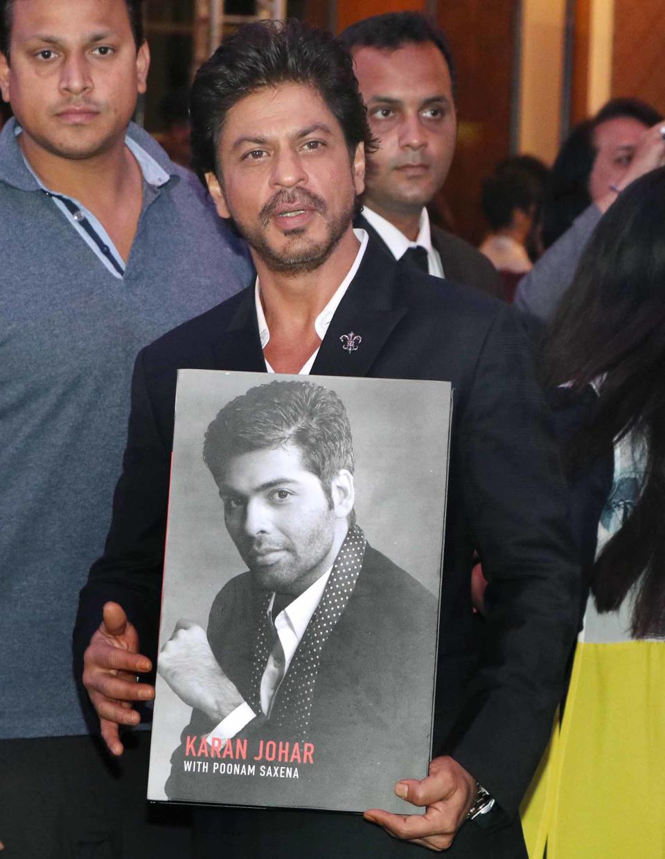 Photos: SRK launches Karan Johar’s biography 'An Unsuitable Boy'